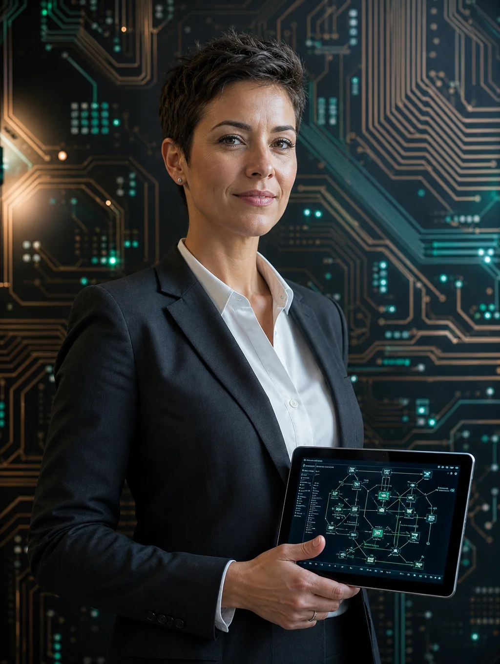Portrait of Clara Dumont, Senior Counsel, Tech