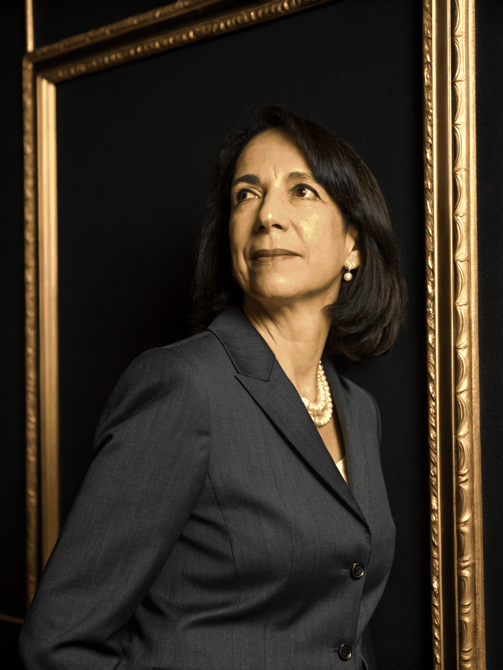 Portrait of Elena Vance, Partner, Corporate Law